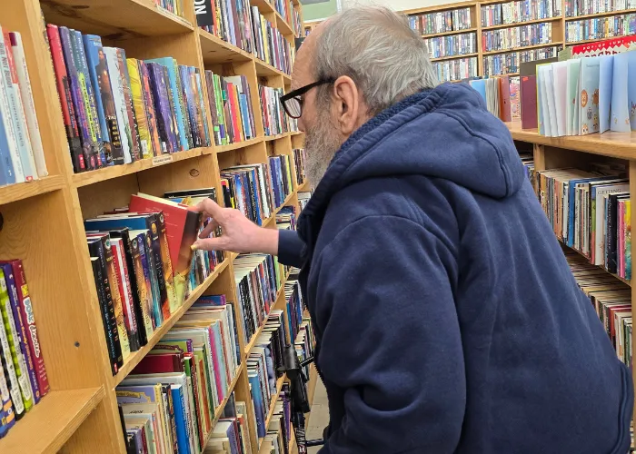 Library Playing with community members